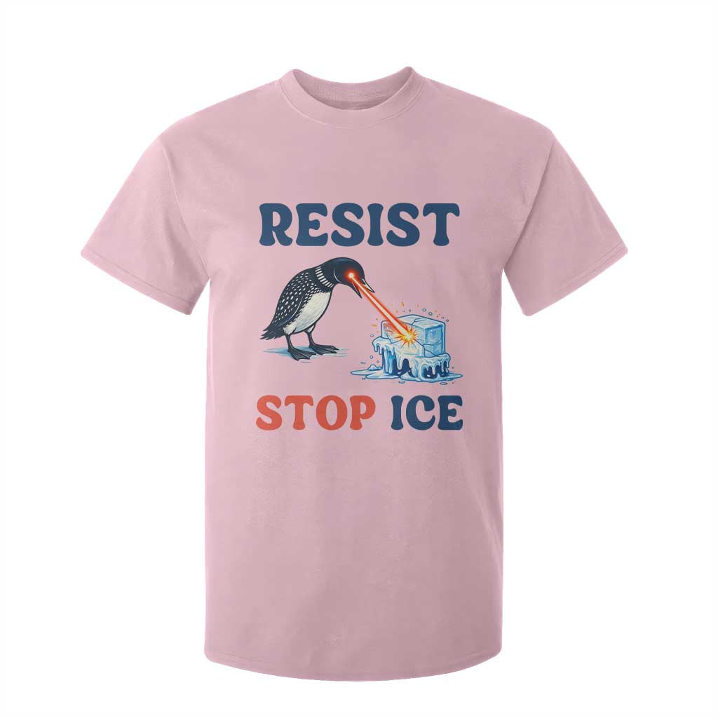 Stop ICE T Shirt For Kid Minnesota Resist Anti ICE Immigration Protest TS14 Light Pink Print Your Wear