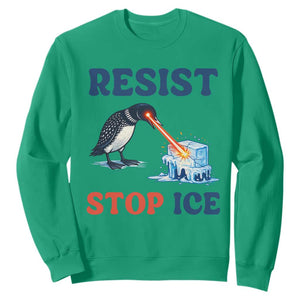 Stop ICE Sweatshirt Minnesota Resist Anti ICE Immigration Protest TS14 Irish Green Print Your Wear