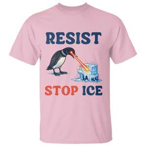 Stop ICE T Shirt Minnesota Resist Anti ICE Immigration Protest TS14 Light Pink Print Your Wear