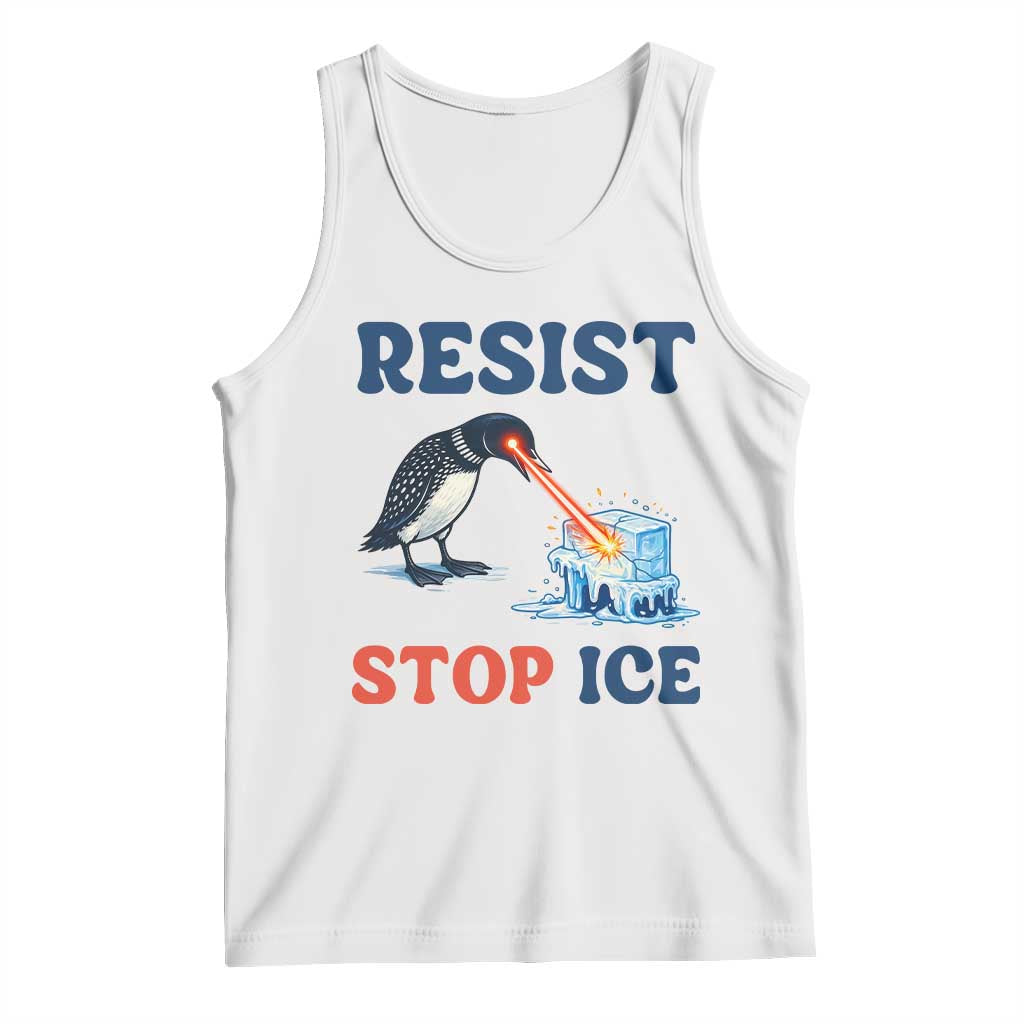 Stop ICE Tank Top Minnesota Resist Anti ICE Immigration Protest TS14 White Print Your Wear