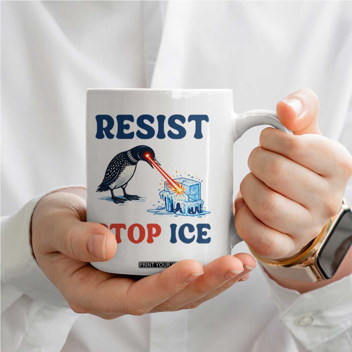 Stop ICE Coffee Mug Minnesota Resist Anti ICE Immigration Protest TS14 Print Your Wear