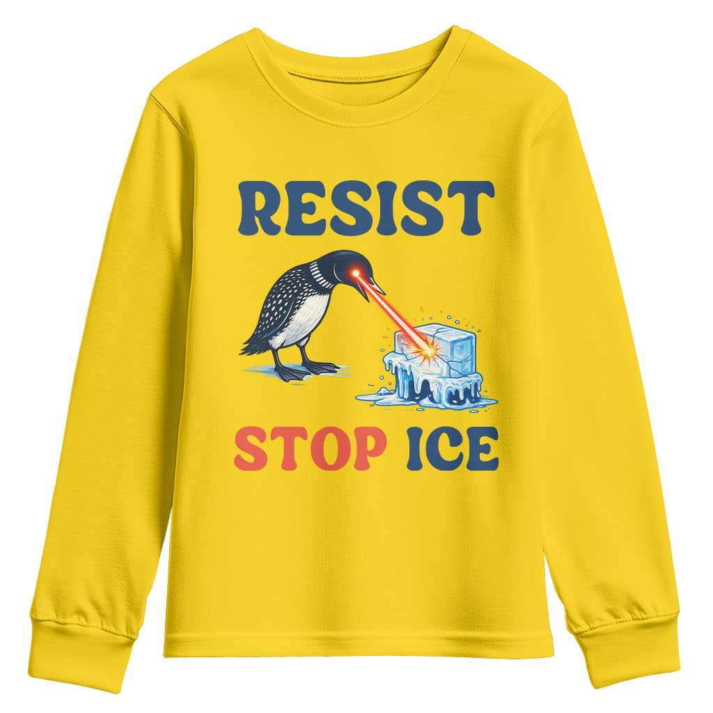 Stop ICE Youth Sweatshirt Minnesota Resist Anti ICE Immigration Protest TS14 Daisy Print Your Wear
