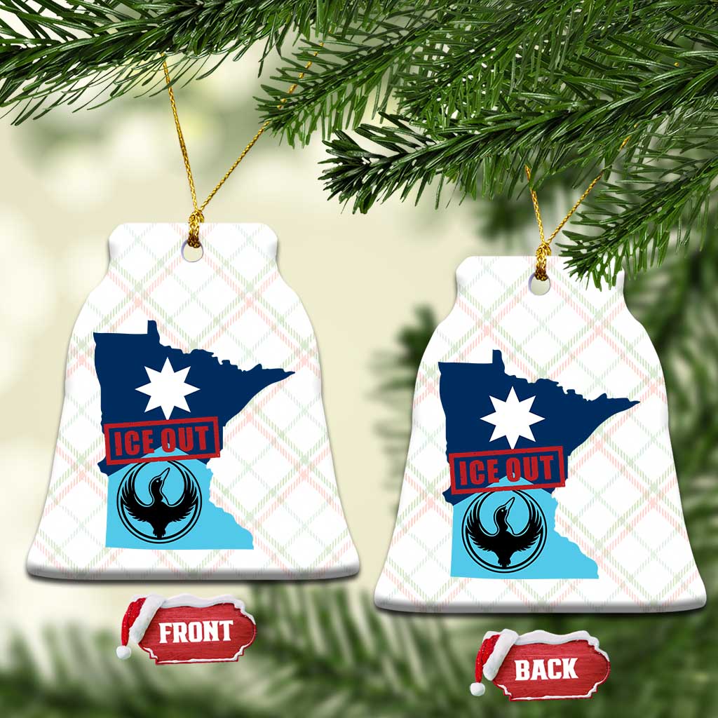 Minnesota Resist Anti ICE Immigration Protest Ceramic Ornament Ice Out TS14 Print Your Wear