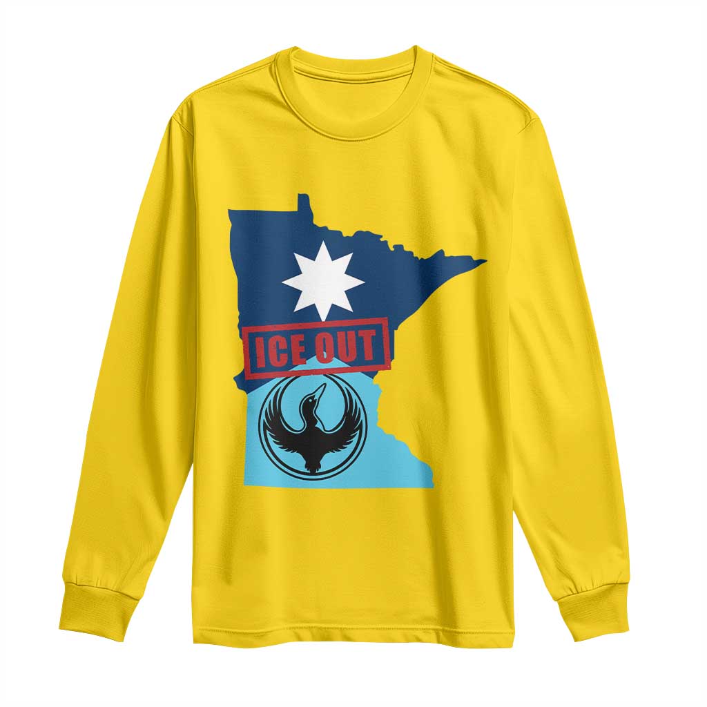 Minnesota Resist Anti ICE Immigration Protest Long Sleeve Shirt Ice Out TS14 Daisy Print Your Wear