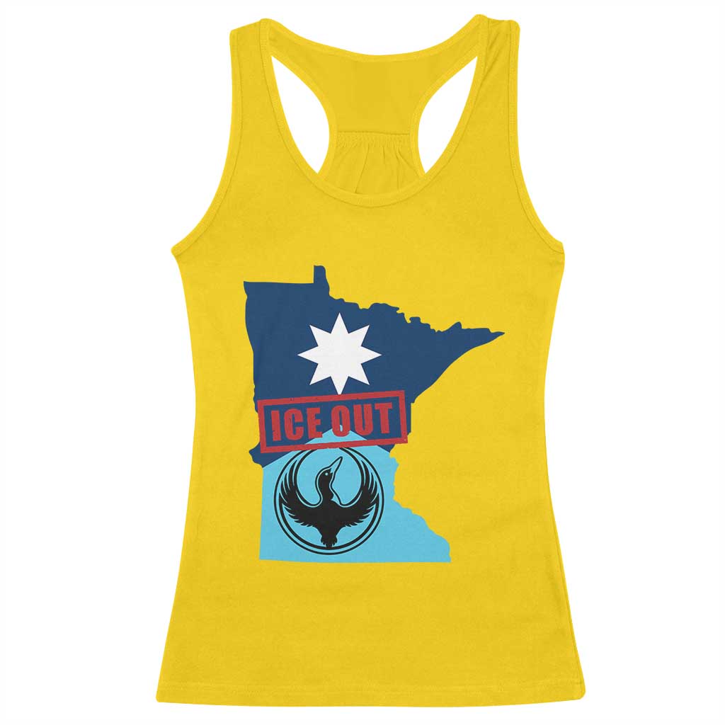 Minnesota Resist Anti ICE Immigration Protest Racerback Tank Top Ice Out TS14 Daisy Print Your Wear