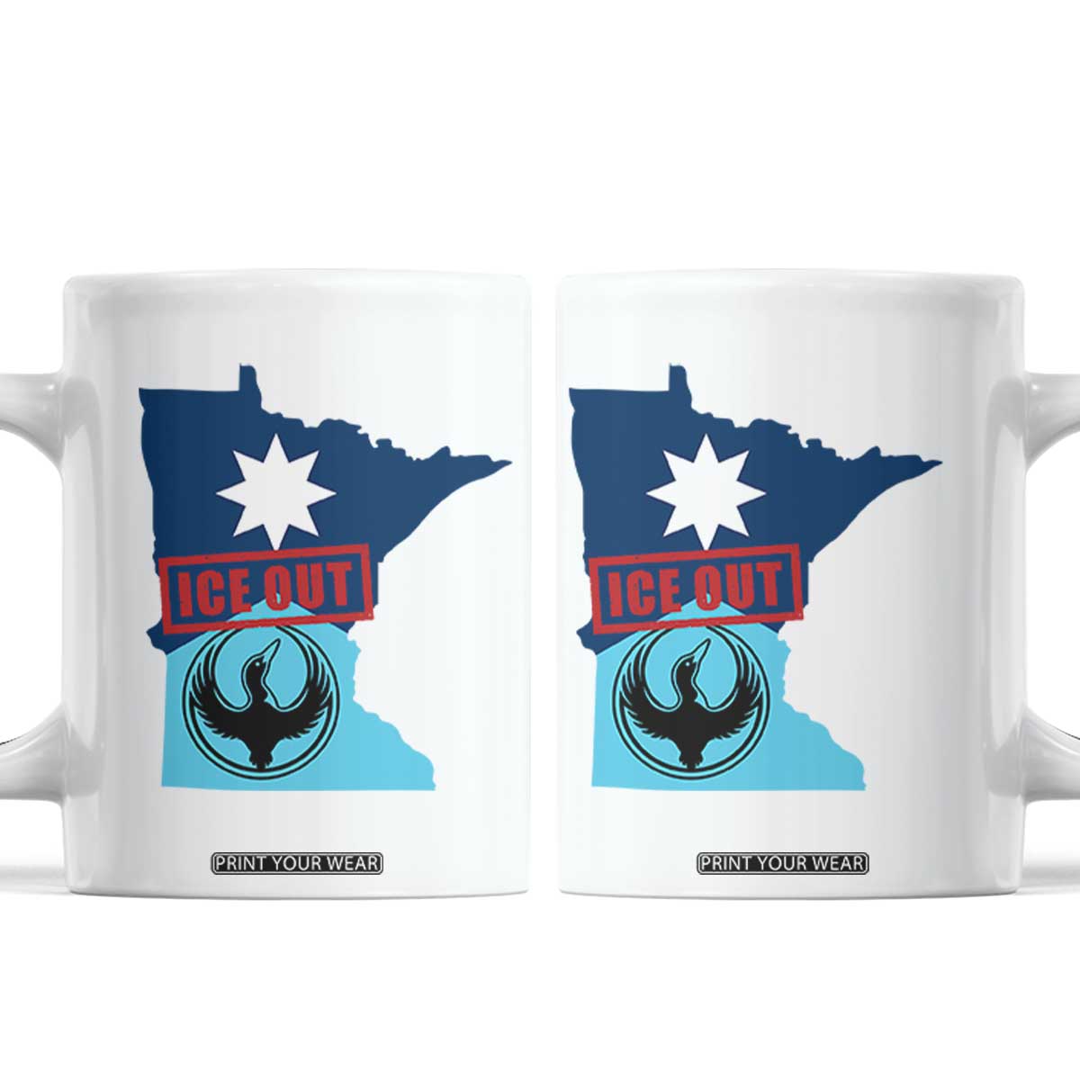 Minnesota Resist Anti ICE Immigration Protest Coffee Mug Ice Out TS14 White Print Your Wear