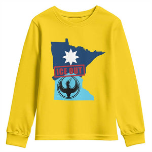 Minnesota Resist Anti ICE Immigration Protest Youth Sweatshirt Ice Out TS14 Daisy Print Your Wear