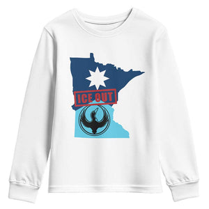 Minnesota Resist Anti ICE Immigration Protest Youth Sweatshirt Ice Out TS14 White Print Your Wear