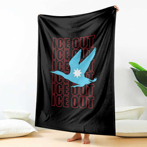 Minnesota Anti ICE Immigration Protest Throw Blanket Ice Out TS14 Print Your Wear