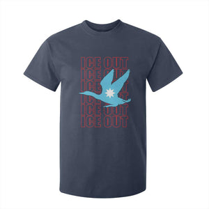Minnesota Anti ICE Immigration Protest T Shirt For Kid Ice Out TS14 Navy Print Your Wear