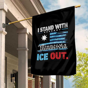 I Stand With Minnesota Garden Flag Minnesota Flag Anti ICE Immigration Protest TS14 Print Your Wear