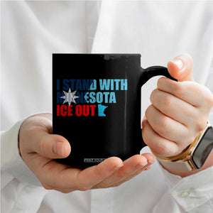 I Stand With Minnesota Coffee Mug Minnesota Resist Anti ICE Immigration Protest TS14 Print Your Wear