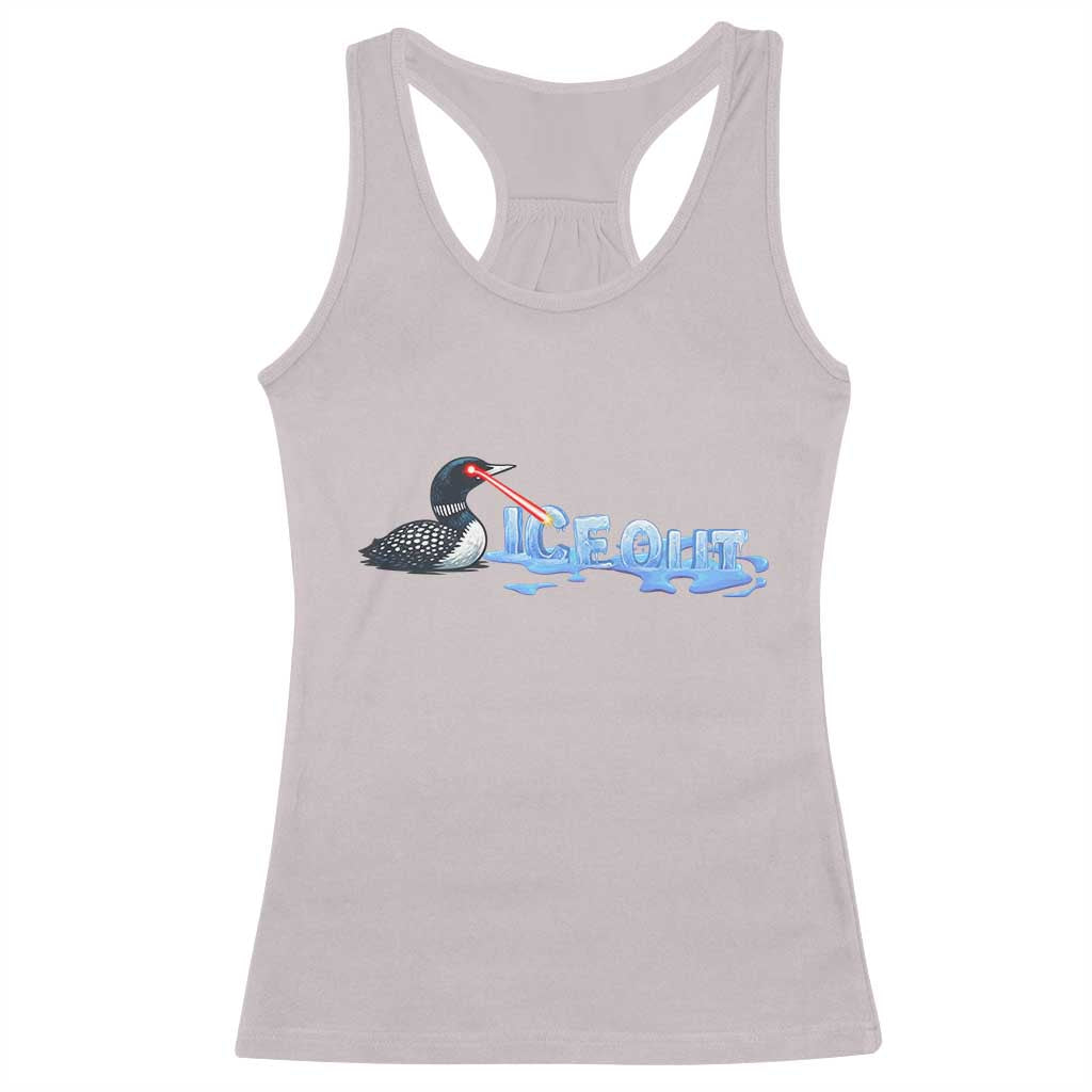 Ice Out Racerback Tank Top Minnesota Resist Anti ICE Immigration Protest TS14 Ice Gray Print Your Wear