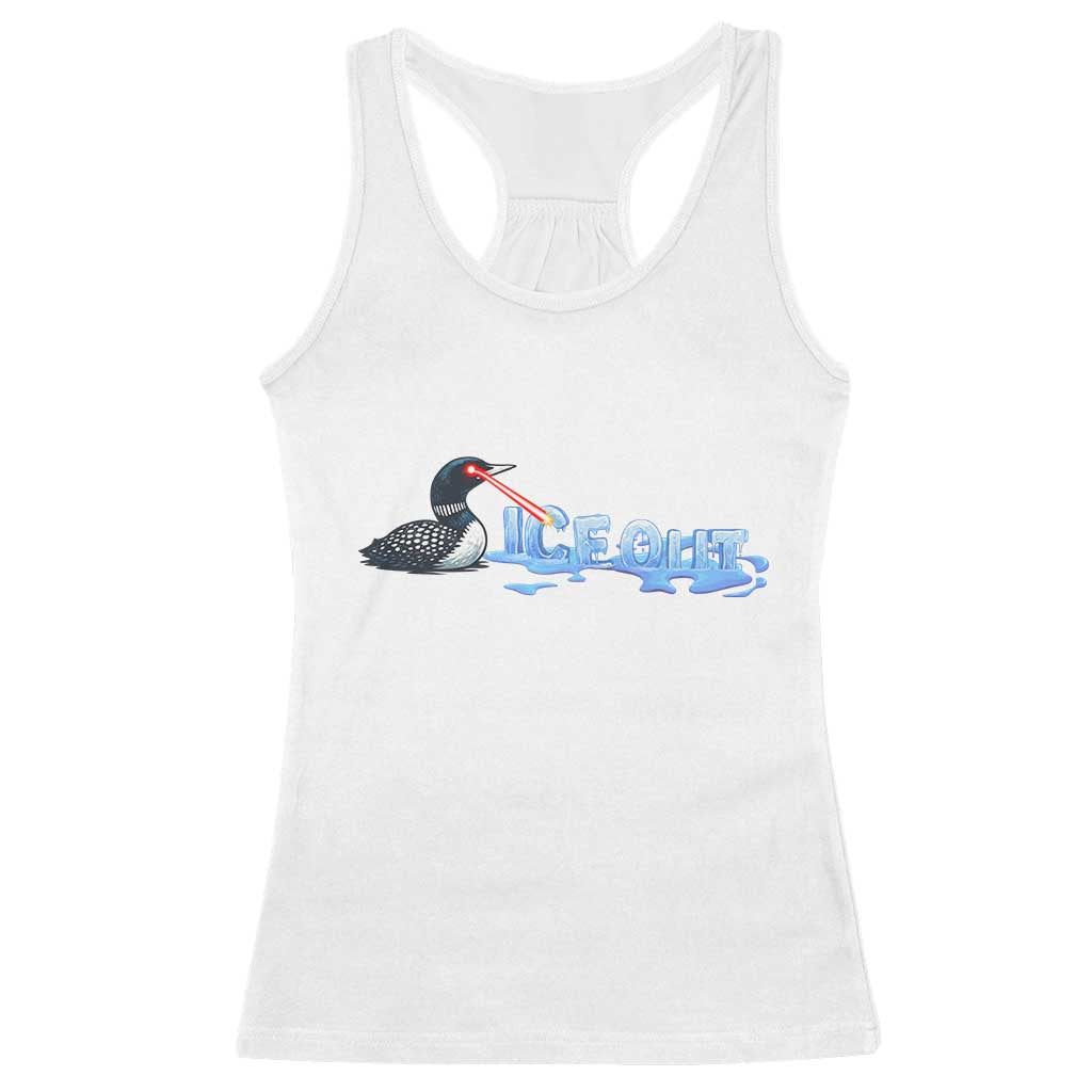 Ice Out Racerback Tank Top Minnesota Resist Anti ICE Immigration Protest TS14 White Print Your Wear