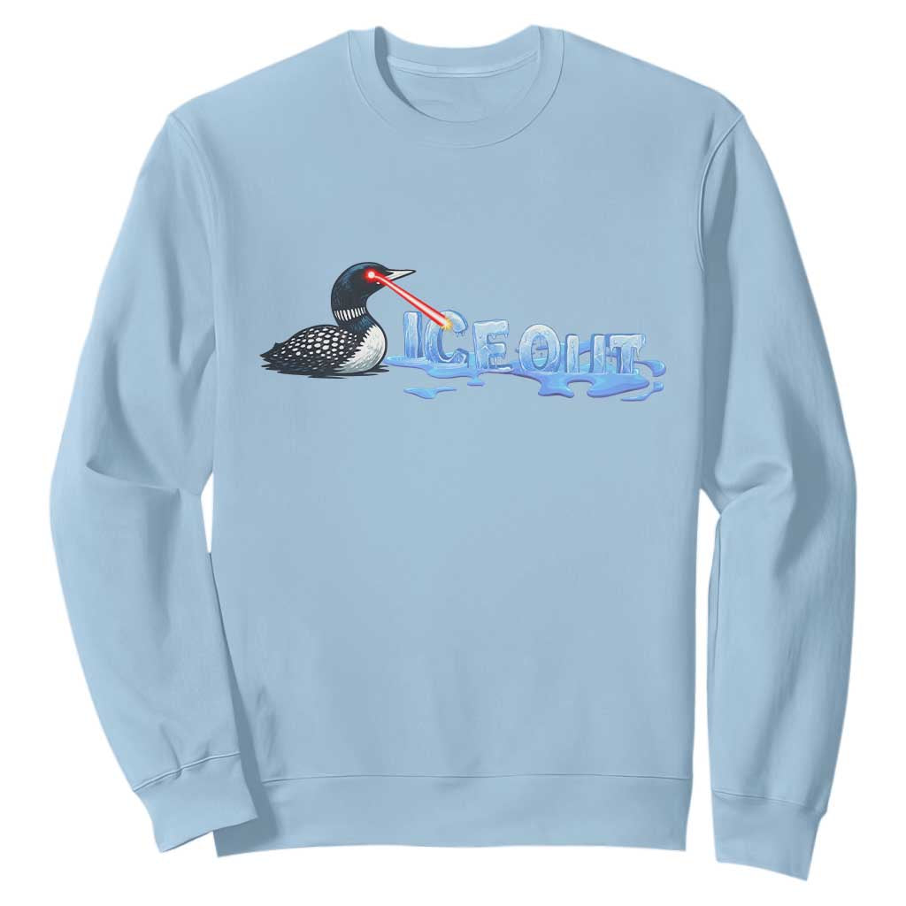 Ice Out Sweatshirt Minnesota Resist Anti ICE Immigration Protest TS14 Light Blue Print Your Wear