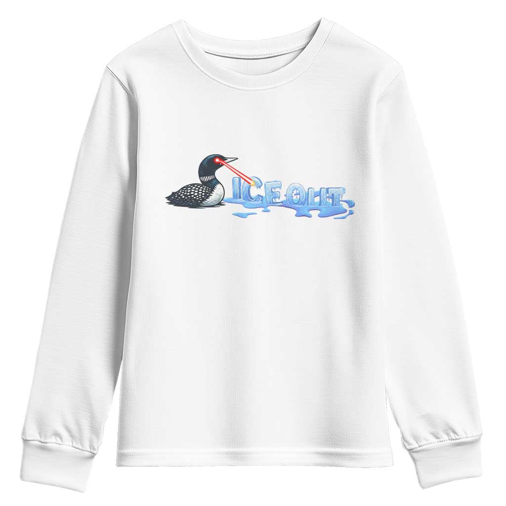 Ice Out Youth Sweatshirt Minnesota Resist Anti ICE Immigration Protest TS14 White Print Your Wear