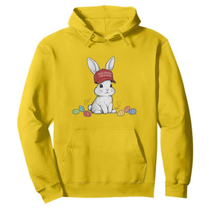 Funny Easter Bunny Wearing Hat American Hoodie TS14 Daisy Print Your Wear