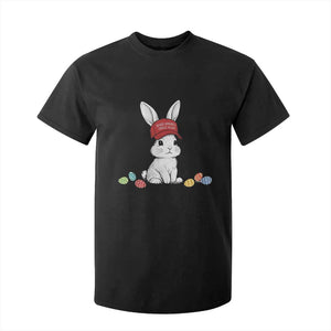 Funny Easter Bunny Wearing Hat American T Shirt For Kid TS14 Black Print Your Wear