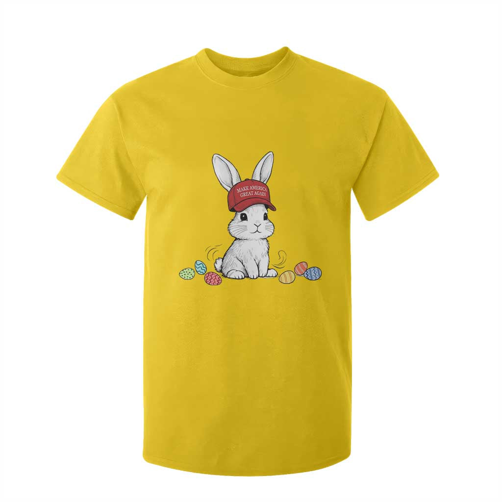 Funny Easter Bunny Wearing Hat American T Shirt For Kid TS14 Daisy Print Your Wear