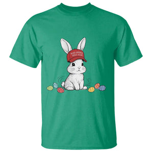 Funny Easter Bunny Wearing Hat American T Shirt TS14 Irish Green Print Your Wear