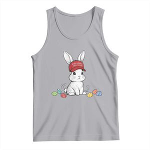 Funny Easter Bunny Wearing Hat American Tank Top TS14 Athletic Heather Print Your Wear
