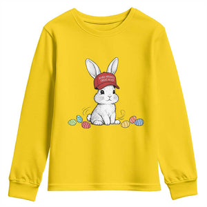 Funny Easter Bunny Wearing Hat American Youth Sweatshirt TS14 Daisy Print Your Wear