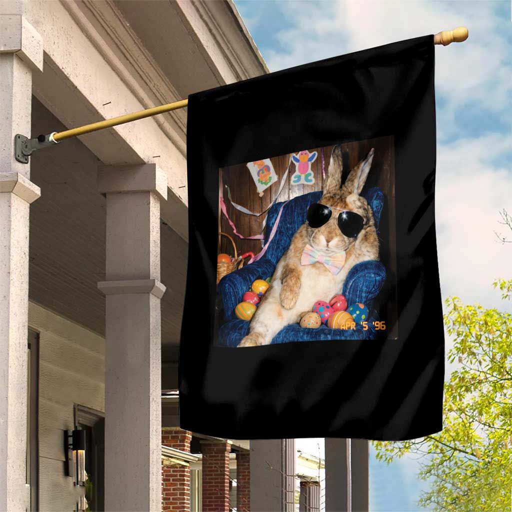 Funny Easter Bunny Sunglasses Graphic Garden Flag TS14 Print Your Wear
