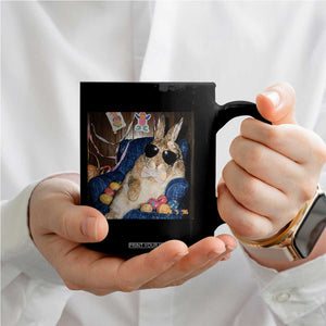 Funny Easter Bunny Sunglasses Graphic Coffee Mug TS14 Print Your Wear