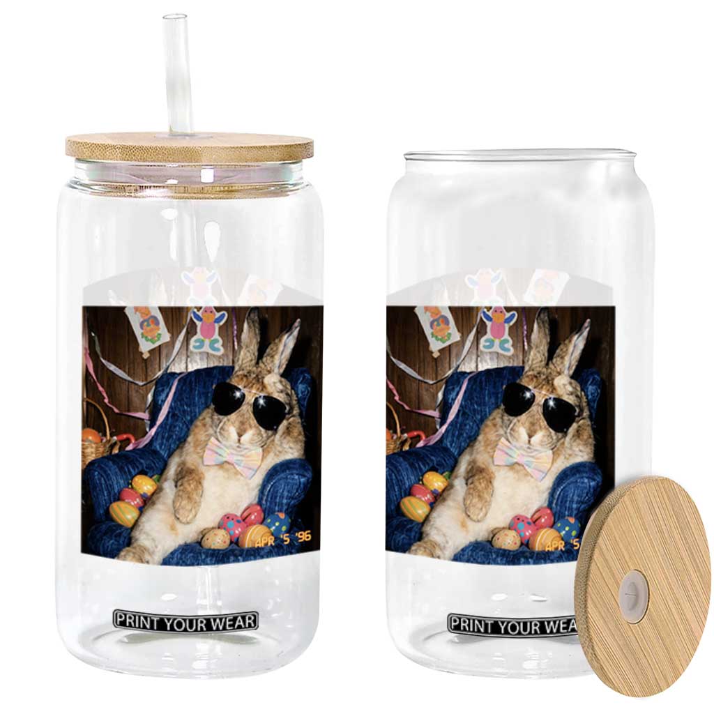 Funny Easter Bunny Sunglasses Graphic Glass Can TS14 Print Your Wear