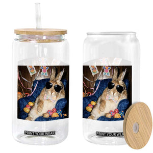 Funny Easter Bunny Sunglasses Graphic Glass Can TS14 Print Your Wear
