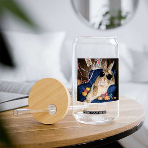 Funny Easter Bunny Sunglasses Graphic Glass Can TS14 Print Your Wear