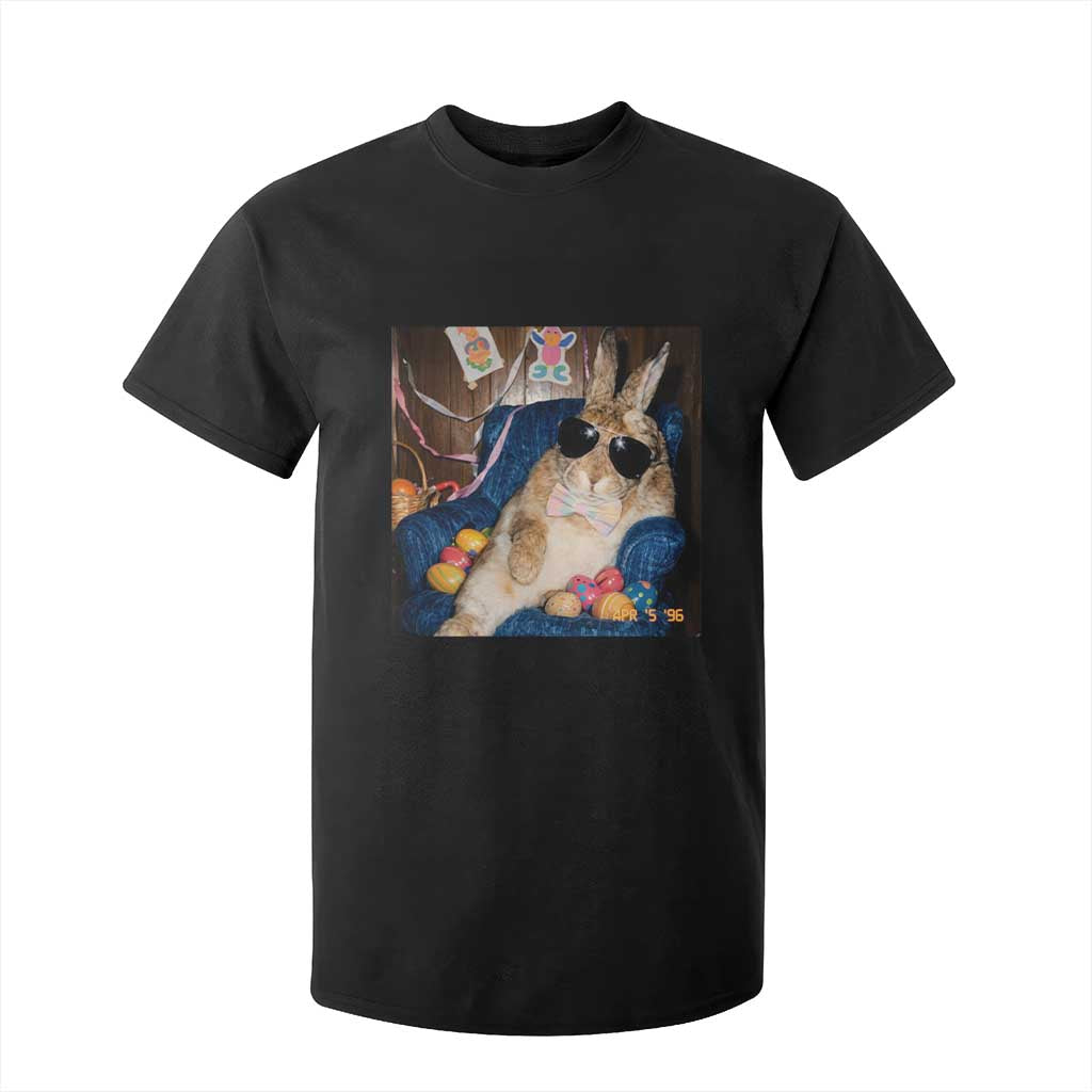 Funny Easter Bunny Sunglasses Graphic T Shirt For Kid TS14 Black Print Your Wear