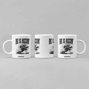 Funny Jesus Hockey Coffee Mug He Is Rizzin' TS14 Print Your Wear