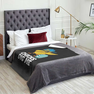 Easter Chicks Dig Me Throw Blanket Cute Chicken Dabbing Egg Hunt Toddler TS14 Print Your Wear
