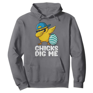 Easter Chicks Dig Me Hoodie Cute Chicken Dabbing Egg Hunt Toddler TS14 Charcoal Print Your Wear