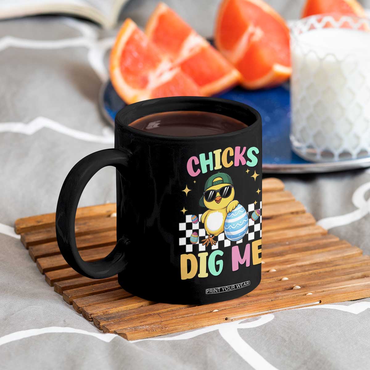 Chicks Dig Me Coffee Mug Funny Easter Chick TS14 Print Your Wear