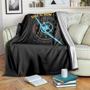 Funny Pilot Aviation Airplane Throw Blanket This Is How We Roll TS14 Print Your Wear