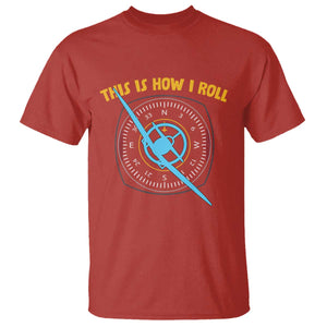 Funny Pilot Aviation Airplane T Shirt This Is How We Roll TS14 Red Print Your Wear