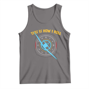 Funny Pilot Aviation Airplane Tank Top This Is How We Roll TS14 Deep Heather Print Your Wear
