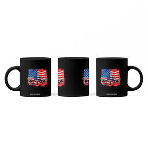 Pilot Airplane Patriotic American Flag Plane Aviation Coffee Mug TS14 Print Your Wear