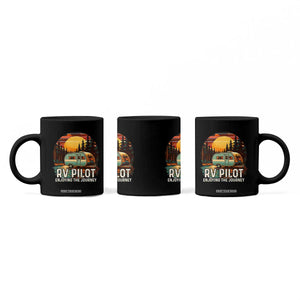 RV Pilot Enjoying The Journey Coffee Mug Funny Camping Lover TS14 Print Your Wear