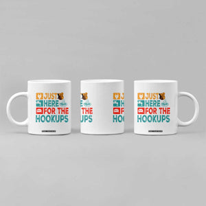 RV Camping Caravan Motorhome Coffee Mug Just Here For The Hookups TS14 Print Your Wear