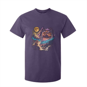 Princess Cat Howling at Moon 90's Nature Gift T Shirt For Kid