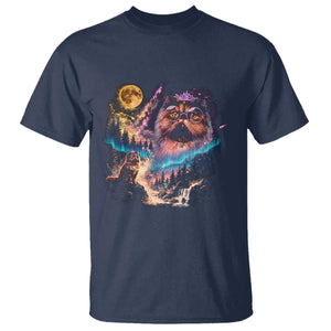 Princess Cat Howling at Moon 90's Nature Gift T Shirt