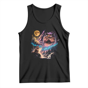 Princess Cat Howling at Moon 90's Nature Gift Tank Top