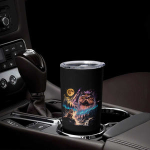 Princess Cat Howling at Moon 90's Nature Gift Tumbler Cup