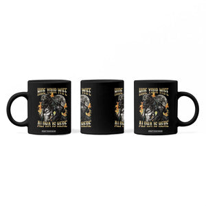 Hide Your Wife The Alpha is Here Coffee Mug Cringe Werewolf Alpha Meme Humor TS14 Print Your Wear
