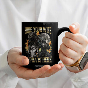 Hide Your Wife The Alpha is Here Coffee Mug Cringe Werewolf Alpha Meme Humor TS14 Print Your Wear