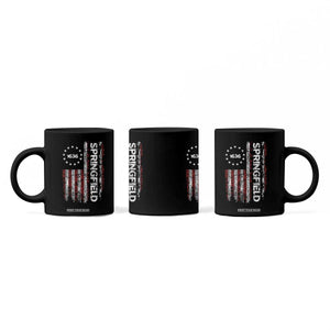 Springfield Massachusetts American Flag Established 1636 Coffee Mug TS14 Print Your Wear