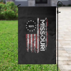 Missouri Missourian MO American Flag Established 1821 Garden Flag TS14 Print Your Wear